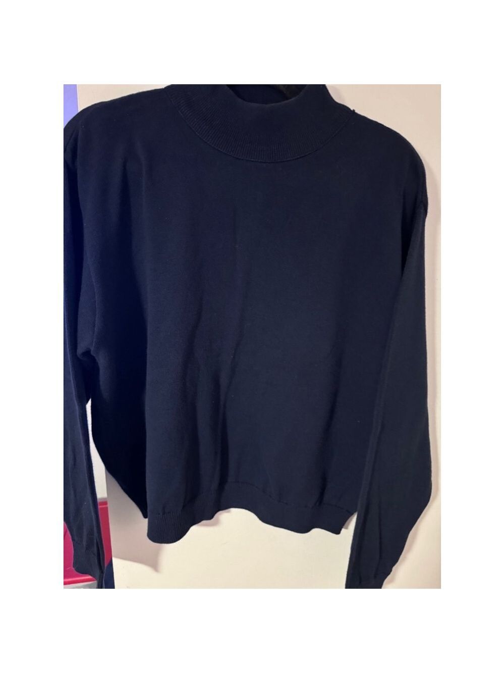 Pendleton turtleneck Size xl we navy blue soft classic perfectly USA